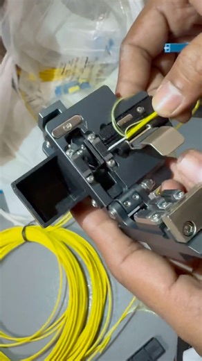 How to connect optical fiber fast connector LC #trending #viral #LC #fastconnect #opticalcable #fibe