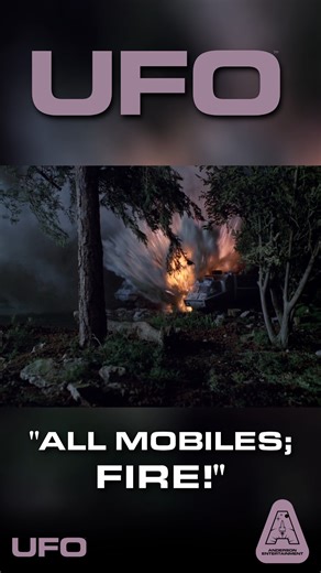 A UFO engages in a spectacular battle with SHADO Mobiles, in the episode The Sound of Silence! | Official Gerry Anderson