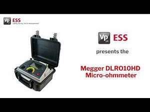 Megger DLRO10HD Micro ohmmeter
