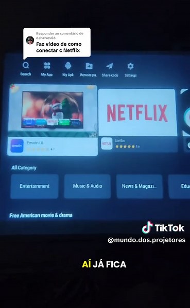 Como usar Netflix nos projetores Hy 300 e Hy 320