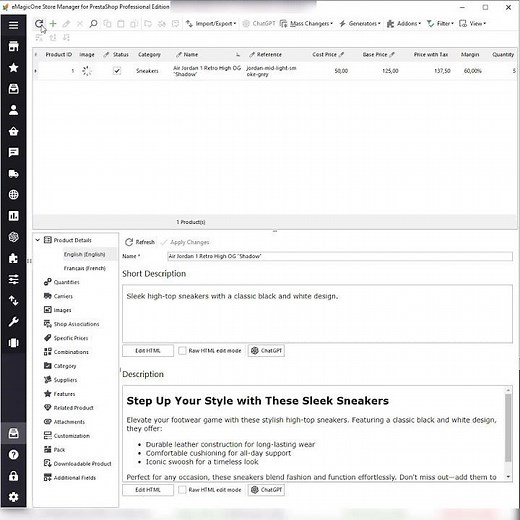 How to create products by uploading Images to cloud folder with Store Manager for #prestashop and AI