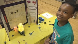 Students show off science projects at Willie Hutch Jones STEAM Science Fair