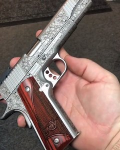 10K views · 1K reactions | Too much, not enough, or just right? Engraved Kimber Stainless Target II. San Antonio Laser Engraving | Kimber | Facebook