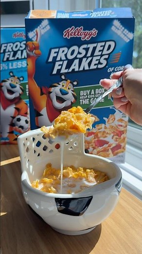 always winning when I have a bowl of Kellogg’s Frosted Flakes ⚽