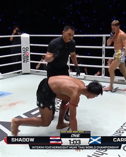 All the thrills and spills from the ONE Interim Featherweight Muay Thai World Title showdown between Nico Carrillo and Shadow at #ONEFightNight40 on Prime Video 🔥 | ONE Championship