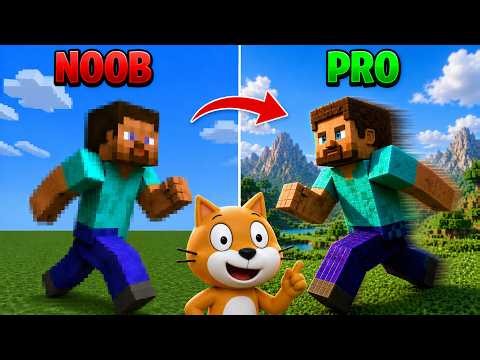 How to make smooth movements in scratch | Noob vs Pro