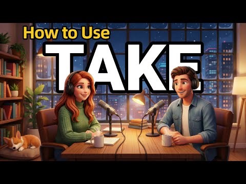 How to Use TAKE in Real Conversations | English Podcast | Learn English