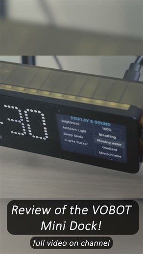 Reviewing the VOBOT Mini Dock for your Desktop! #vobot #vobotdock #review