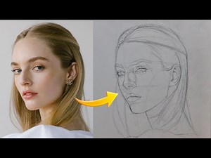 How to Draw a Face using Loomis Method