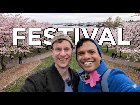 We Missed Peak Bloom?! 😱 🌸 Richmond Cherry Blossom Festival in Steveston | Festival Fix LIVE 🇨🇦