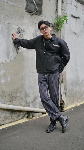 Stylish Work Jacket & Carpenter Pants Outfit Ideas