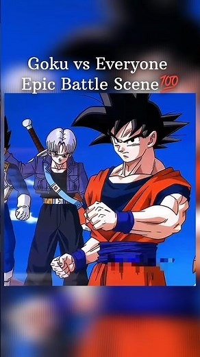 Goku Vs Everyone Epic Battle Scene #anime #short