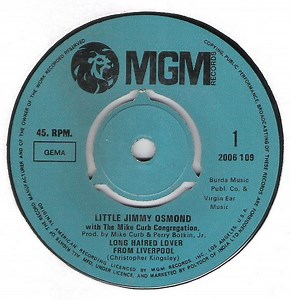 Little Jimmy Osmond - Long Haired Lover From Liverpool