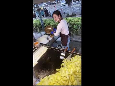 Fried Potato Street Food | Chinese Tofu Cooking Live