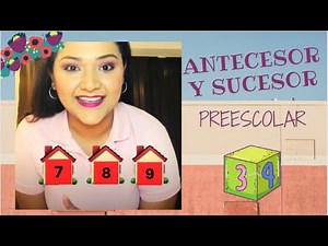 Antecesor y sucesor para preescolar y primaria