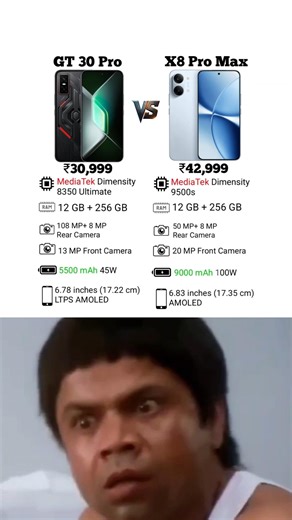 ⚡️Infinix GT 30 Pro Vs Poco X8 Pro Max 🚨Full Comparison