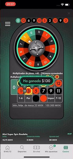 Roulette | Ruleta $130 Win Spin | Bet365 Live Casino App 🎰