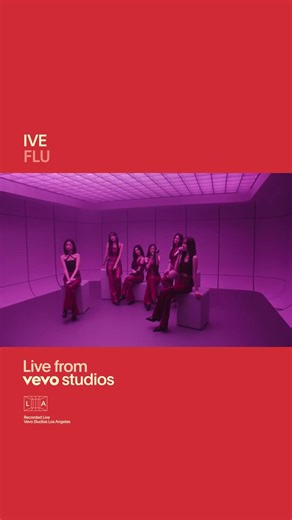 ​@IVEstarship caught the love bug in their Vevo Studios live performance of "FLU." #ive