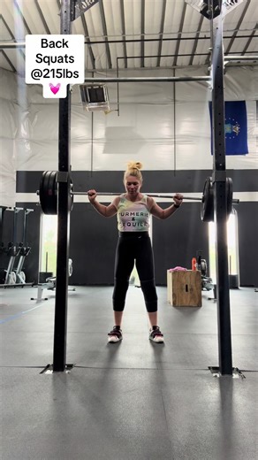 Back Squats @155lbs 💓#backsquat #lift #squat #train #crossfit