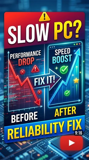 Fix Blue Screen & Lag: Windows Reliability Monitor Hack​ | Check Your PC Health in 60 Seconds!