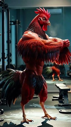 This Rooster Skipped Leg Day… Forever #shorts