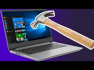 Fixing my laptop with a HAMMER - Will it work? 💻🔨