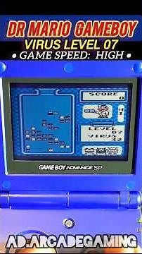 Dr. Mario Game Boy Level 7 Nintendo