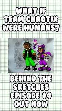 What if Team Chaotix were humans #sonicthehedgehog #sonic #art #sonicheroes #chaotix