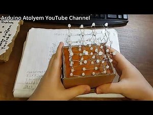 How to Make 4x4x4 LED Cube With Arduino | Detailed Explanation | Arduino Atolyem YouTube 4K