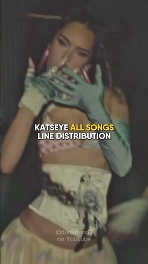 KATSEYE ALL SONGS LINE DISTRIBUTION #KATSEYE #KATSEYE_PINKYUP #kpop #shorts #linedistribution