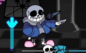 FNF优质mod困难版衫斯大爹！ VS hard Sans ut x fnf demo