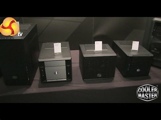 Chris Gough shows Cooler Master's small form factor chassis at Multiplay i53
