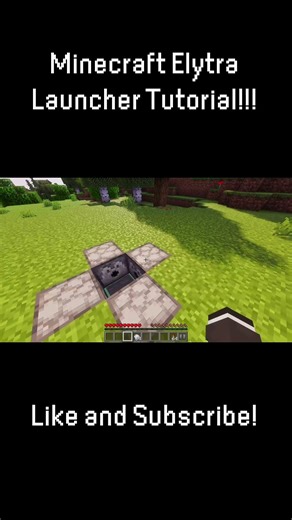 Minecraft elytra launcher tutorial!! #minecraft #2026 #redstone
