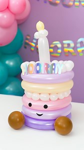 Decor Made with 260 Balloons — A Balloon Cake Idea 🎂 Did you know you can create a fun balloon “cake” using just 260 balloons? This playful decor piece is a great way to complement your balloon garland, balloon stand, or even stand on its own as a creative gift. It adds height, texture, and personality to any setup — perfect for birthdays, celebrations, or party backdrops. Simple materials, big visual impact, and such a cute finishing touch! Save this 260 balloon decor idea for your next celebr