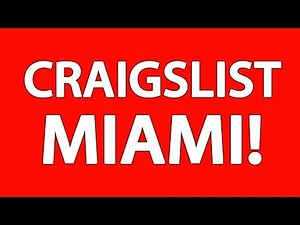 Craigslist Miami