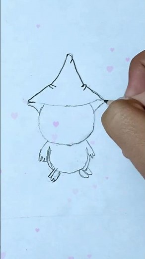 Beautiful cute cartoon drawing easy