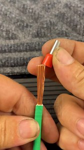 The cable finish only top electricians use Safer and longer-lasting connections #SmallTownBuild #ElectricalFinish #ElectricianHack | Kreative Ideas