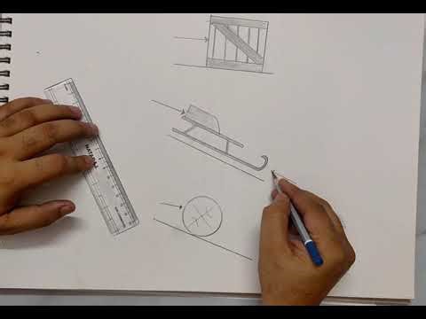 How to Draw Types of Friction Diagram | Class 8 Science | Easy and Neat Drawing