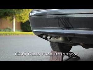 Mercedes-Benz C240 Different Custom Exhaust Tones