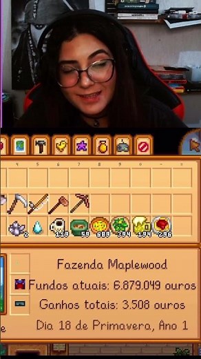 Conseguindo qualquer item com cheat em Stardew Valley! 🤫🤭#stardewvalley #tutorial #games #shorts
