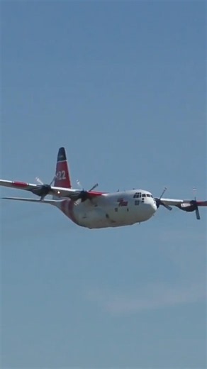 Rare Look at the CAL FIRE C-130 #subscribe #military #aviation 🔥