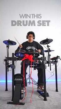 This is your chance to win an Alesis Nitro Pro e-drum set! 🥁🎉 #drums #drummer #drumming