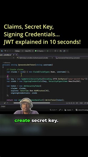 Most Developers Get JWT Wrong #coding #dotnet #shorts