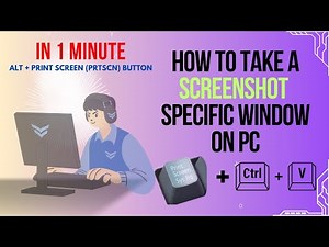 How to Screenshot a Specific Window | Alt + Print Screen Tutorial (2024)