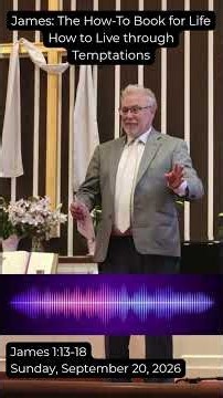 How to resist temptation | Help during temptation #james #firstcongregationalchurch #peruli