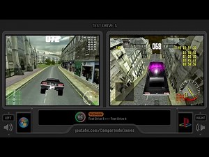 Test Drive 5 (Pc vs Playstation) Side by Side Comparison