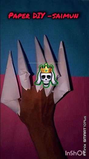 How to Make Easy Paper Dragon Claws