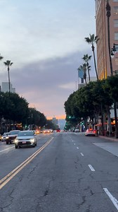 Sunset 🌆 view on Hollywood boulevard Los Angeles California 😍🇺🇸 #fblifestyle | Life in America
