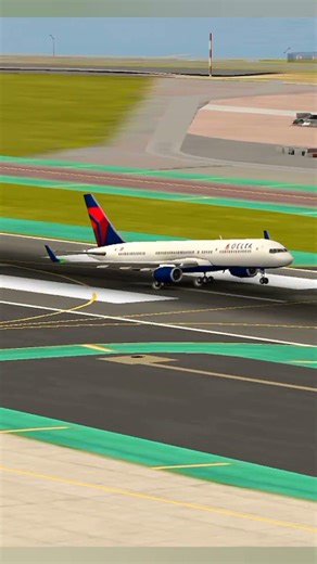Delta Airlines Boeing 757 Landing #gaming