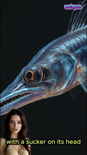 This Fish Lives Attached to a Shark?! 😱🐟 | Unique Facts About Remora Fish #RemoraFish #SeaFishFacts